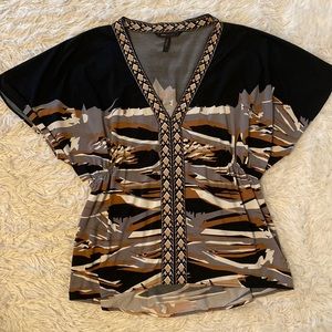 BCBG cute cinched waist shirt